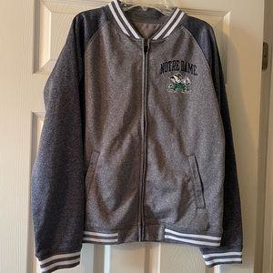 Athletic Notre Dame Zip Up Unisex Size Small